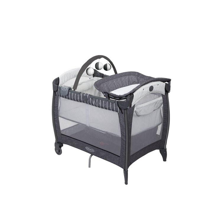 travel cot with bassinet and mattress