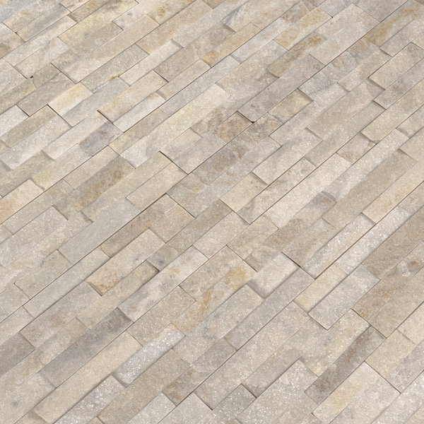 MSI Arctic 4.5" x 16" Natural Stone Stacked Stone Tile in ...