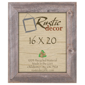 Parks Reclaimed Barn Wood Wall Picture Frame
