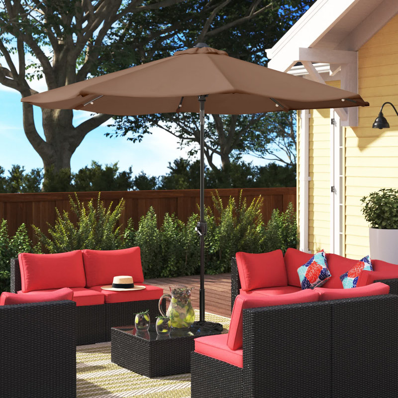 Evangelista 108'' Lighted Market Umbrella