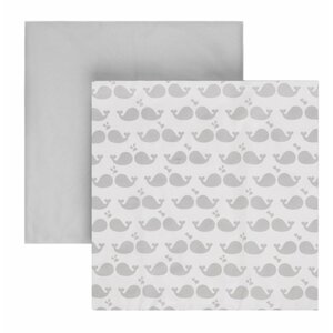 Microfiber Fitted Crib Sheets (Set of 2)