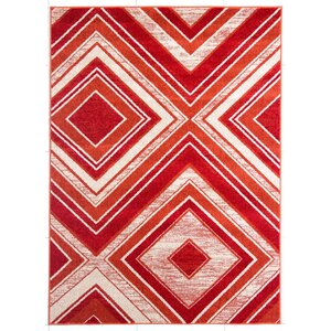 Rosenthal Modern Red Area Rug