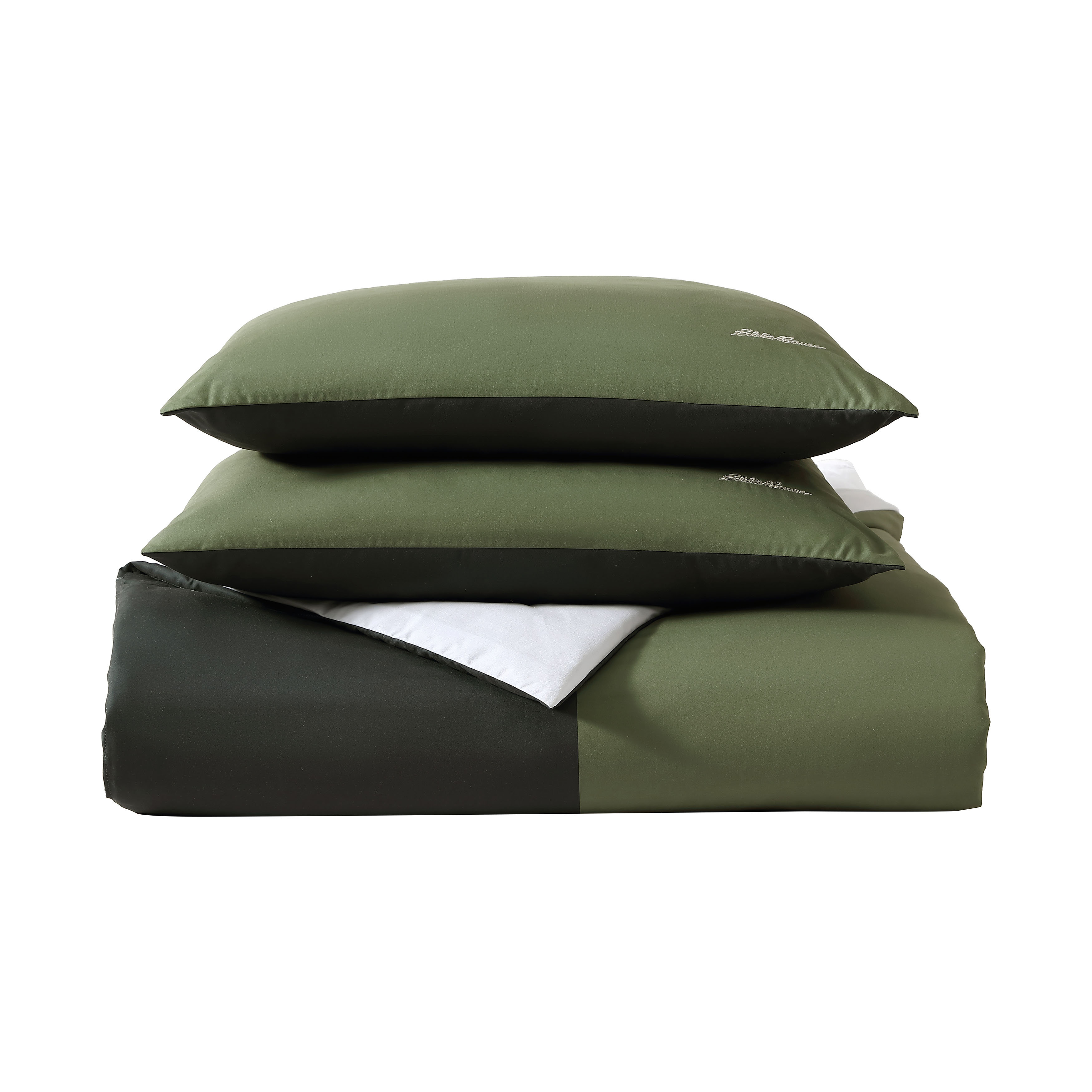 Eddie Bauer Skyline Stripe Reversible Green Comforter Set Wayfair