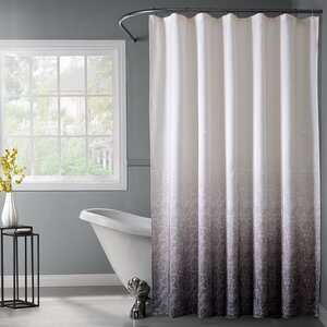 Lace Printed Ombre Shower Curtain