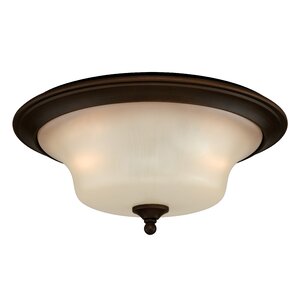 2-Light Flush Mount