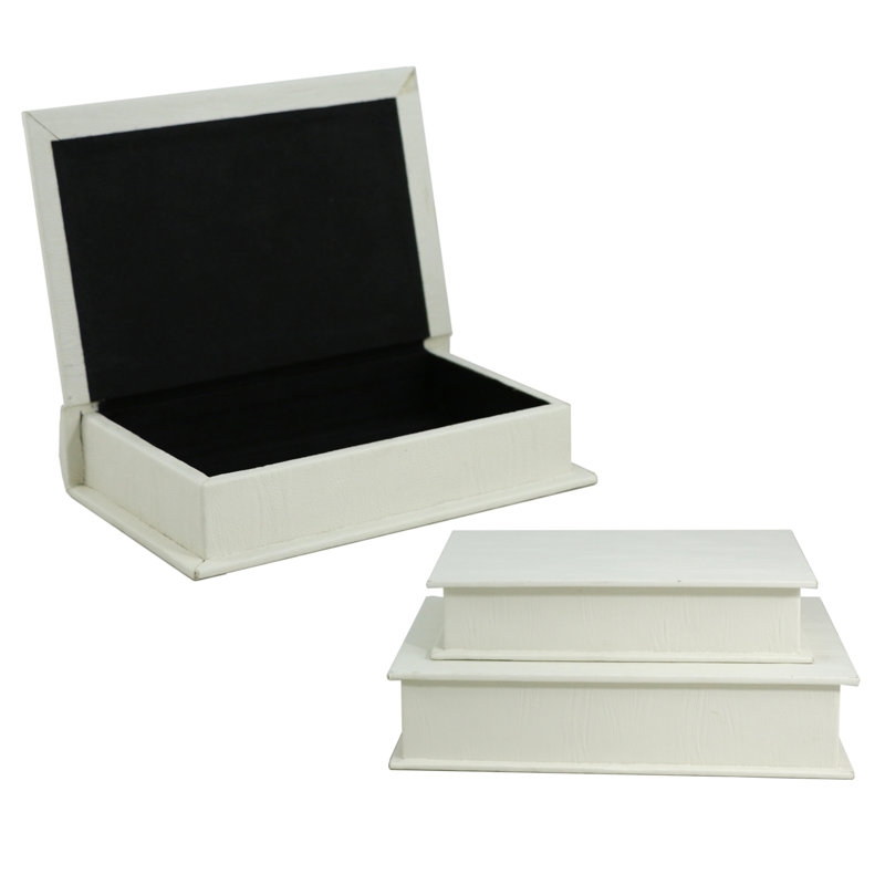 Alcott Hill 3 Piece Decorative Book Box Set Reviews Wayfair