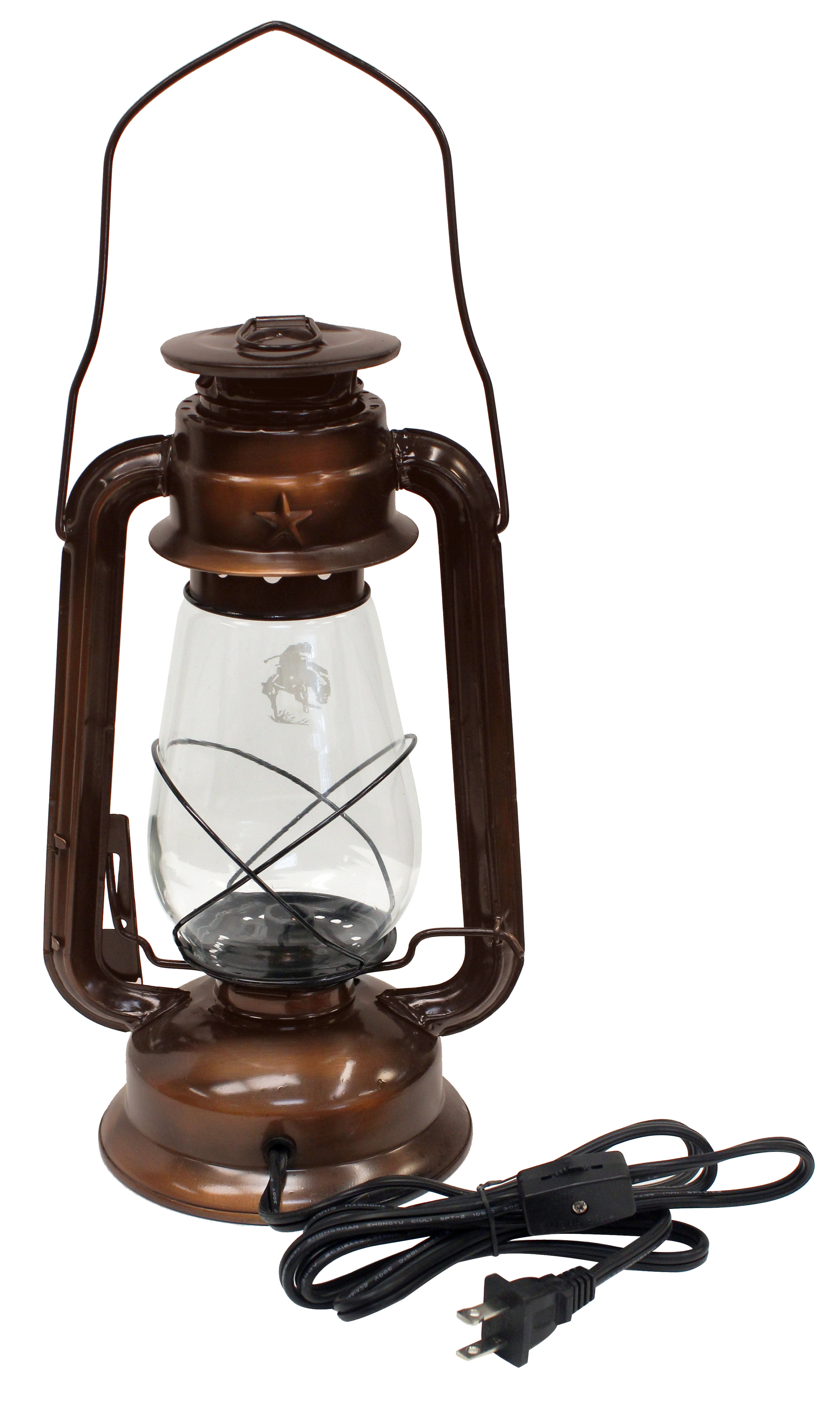 Leighcountry Bronze Electric Lone Star Lantern Reviews Wayfair Bronze Electric Lone Star Lantern