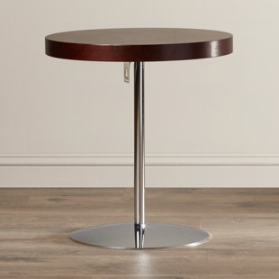 Height Adjule Side Table Wayfair Acosta Wood Adjule End Table