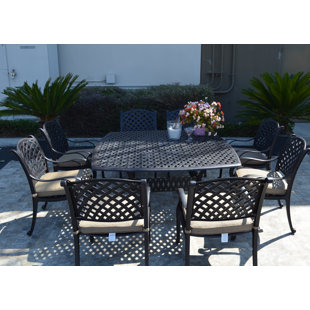 Go to store & view more images Middleburgh Murray 9 Piece Dining Set with Cushions by Darby Home Co