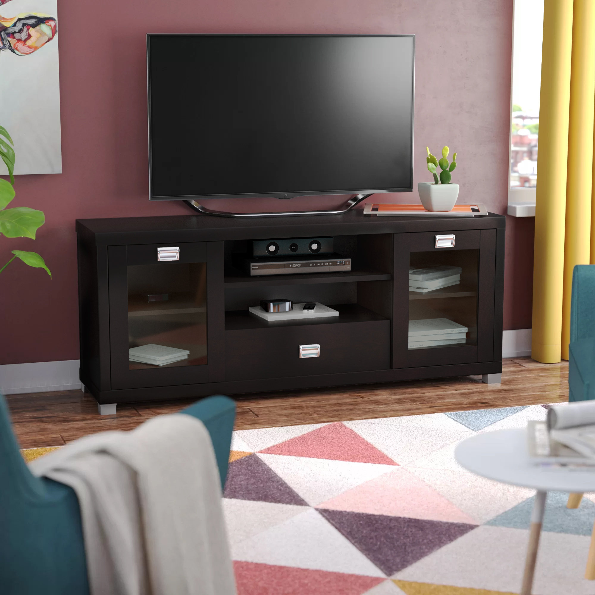 Ebern Designs Spicer Tv Stand For Tvs Up To 60 Reviews Wayfair