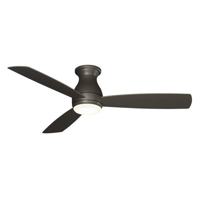 Fanimation 52 Inch Hugh 3 Blade Outdoor Led Ceiling Fan Finish