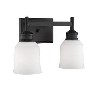 Sale Zeke 2-Light Vanity Light By Winston Porter