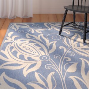 Laurel Blue/Natural Area Rug