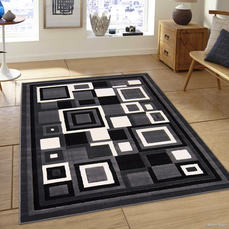 Black Area Rugs allstar rugs hand-woven gray/black area rug & reviews | wayfair Black Area Rugs allstar rugs hand-woven gray/black area rug & reviews | wayfair