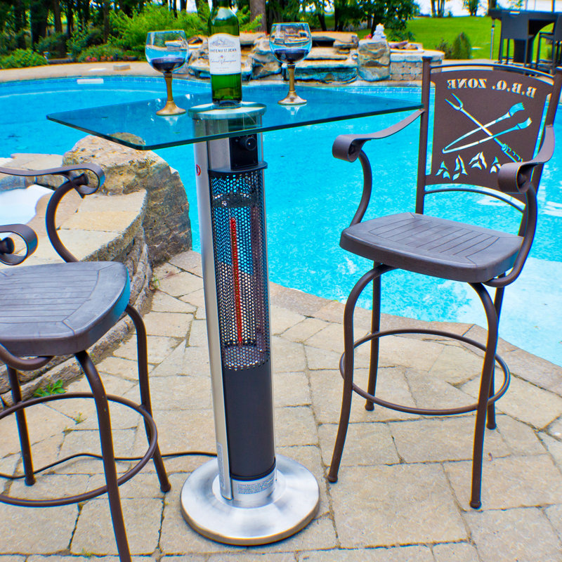Energ Infrared Outdoor 1500 Watt Electric Tabletop Patio Heater