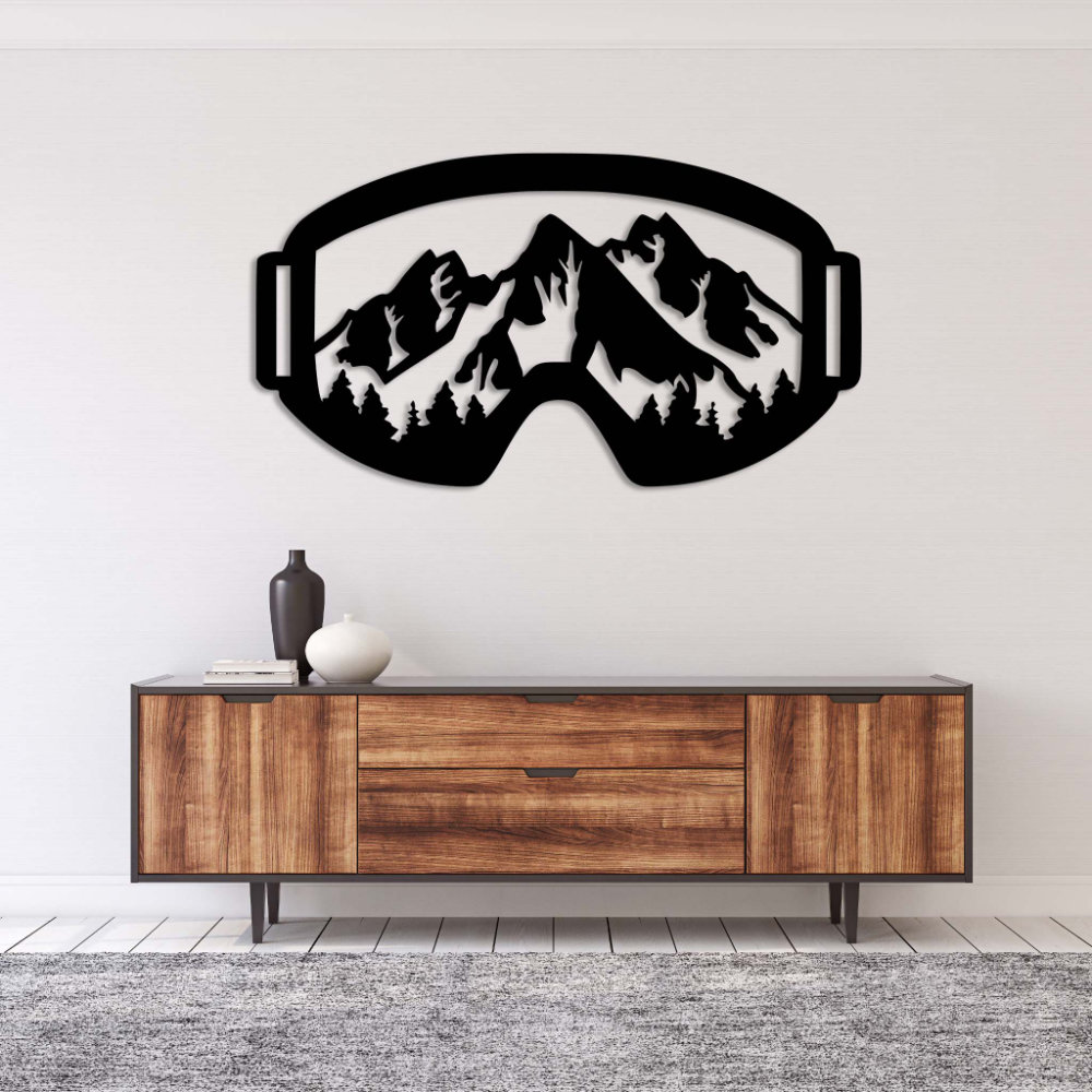 Millwood Pines Snow Mountain Goggles Wall Decor Wayfair