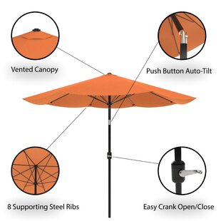 Modern Orange Patio Umbrellas Allmodern