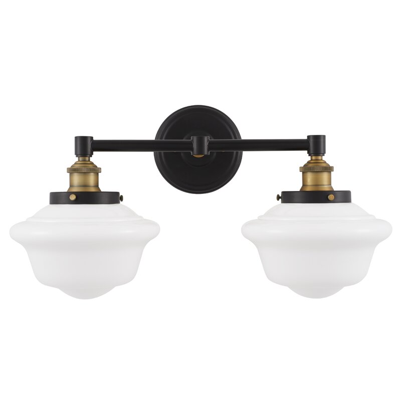 Laurel Foundry Modern Farmhouse Hildred 2 Light Vanity Light