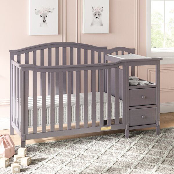 wayfair crib with changing table