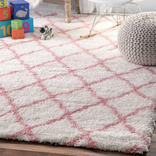 Viv Rae Area Rugs Birch Lane Kellie Baby Pink Indoor Area Rug