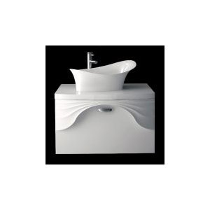 Sanitti 81 cm Wandmontierter Waschtisch mit Arma..