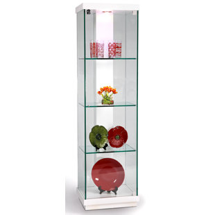 Go to store & view more images Chintaly Imports Lighted Curio Cabinet
