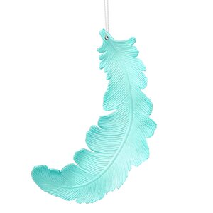 Feather Shatterproof Christmas Ornament (Set of 6)