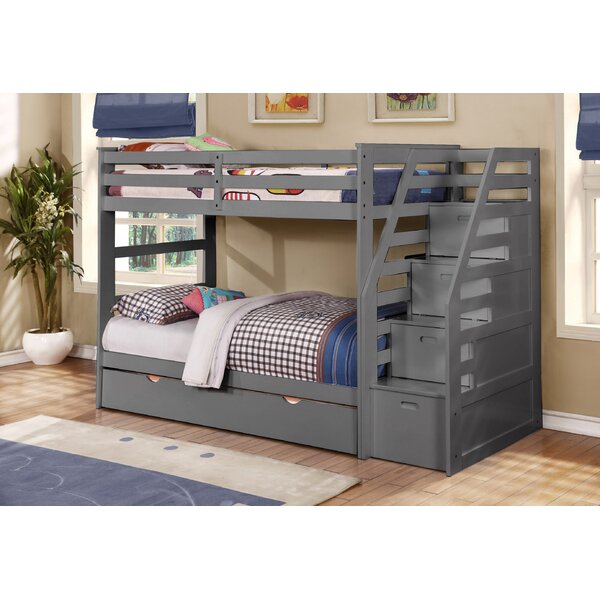 twin bed with trundle and storage
