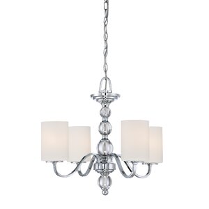 Christena 4-Light Shaded Chandelier