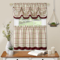 Red Valances Kitchen Curtains You Ll Love In 2021 Wayfair