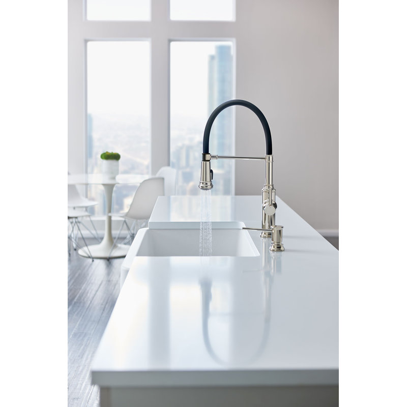 Blanco Empressa Semi Pro Pull Down Single Handle Kitchen Faucet