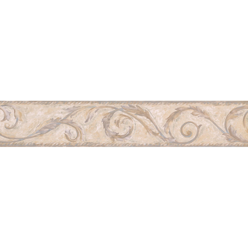 Ophelia Co Reita Modern 15 L X 4 5 W Scroll Wallpaper Border