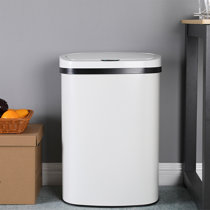 Wayfair | White Kitchen Trash Cans & Recycling You'll Love in ...