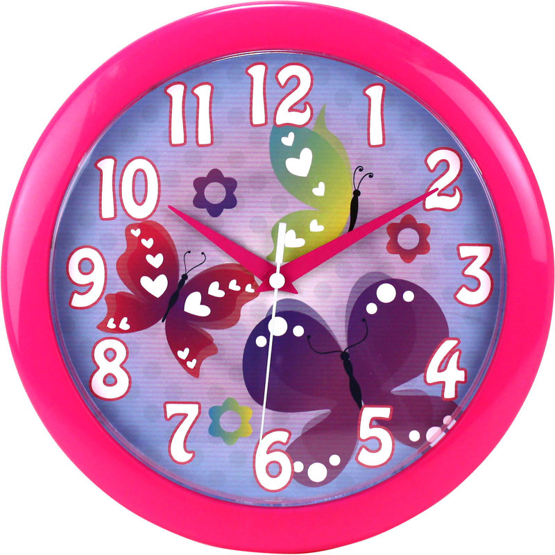 9.75" Butterfly Wall Clock