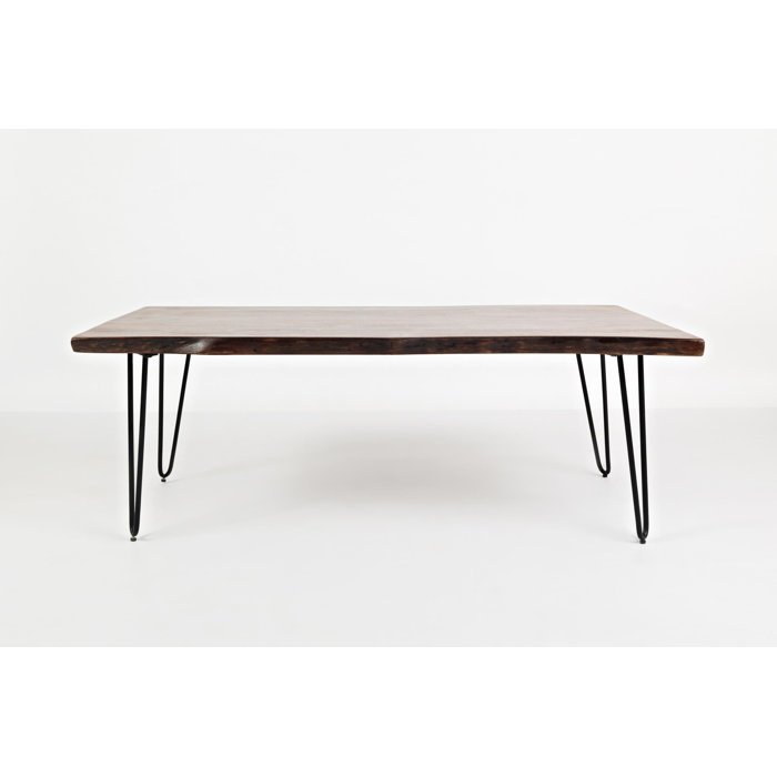 Coosada Wooden Metal Hairpin Legs Coffee Table Coosada Wooden Metal Hairpin Legs Coffee Table