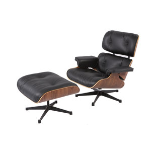 Go to store & view more images Corrigan Studio Emilio Swivel Lounge Chair and Ottoman