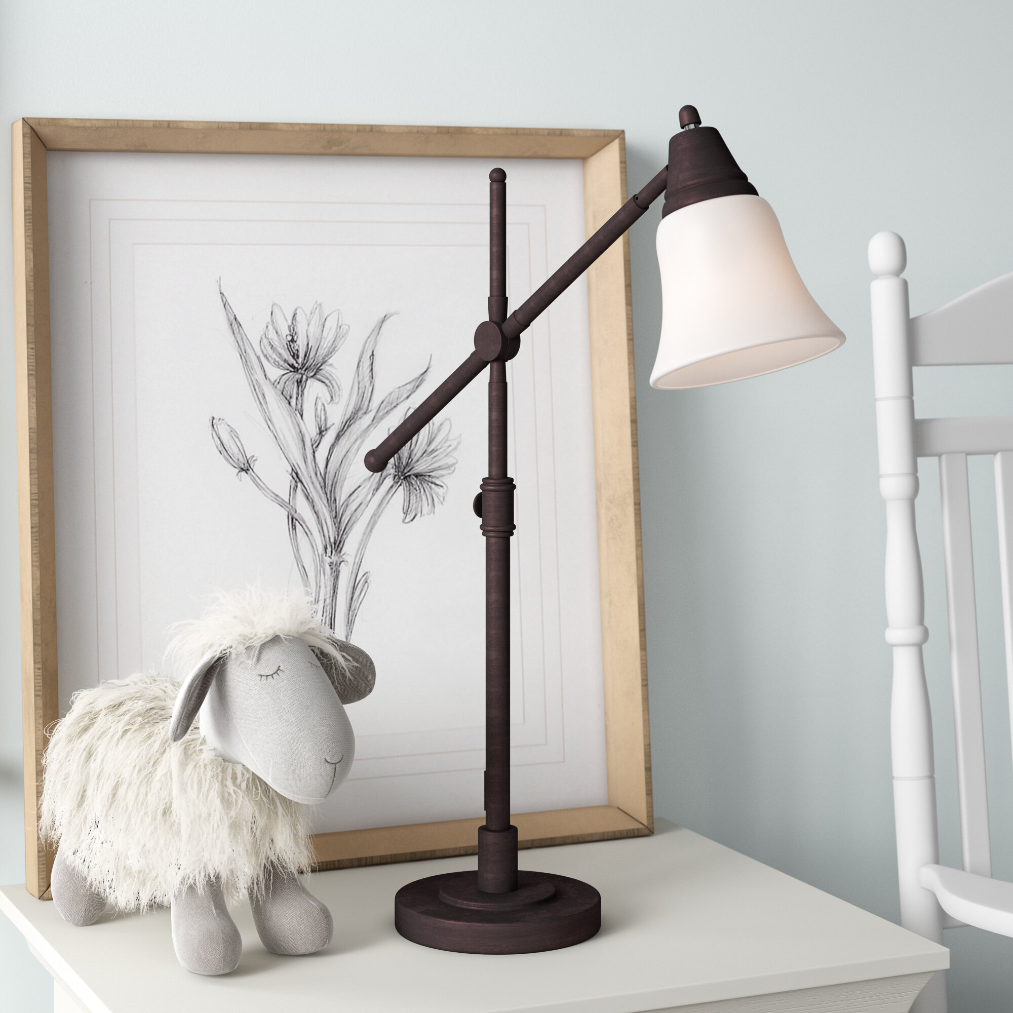 Three Posts Baby Kids Vernie 30 Desk Lamp Reviews Wayfair