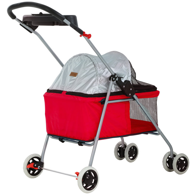 leopard pet stroller