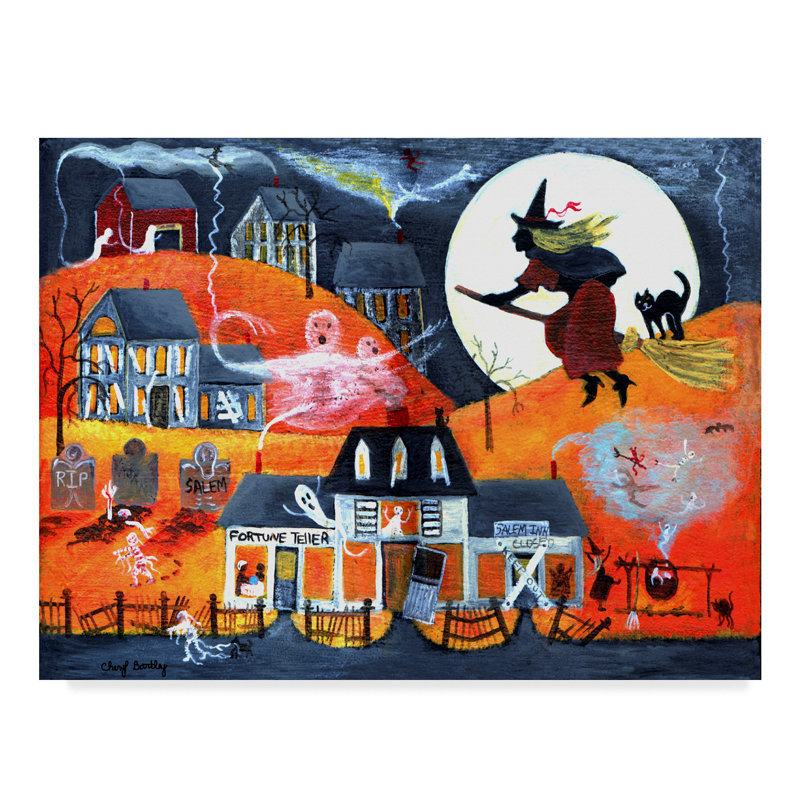 The Holiday Aisle All Hallows Eve Halloween Witch Acrylic