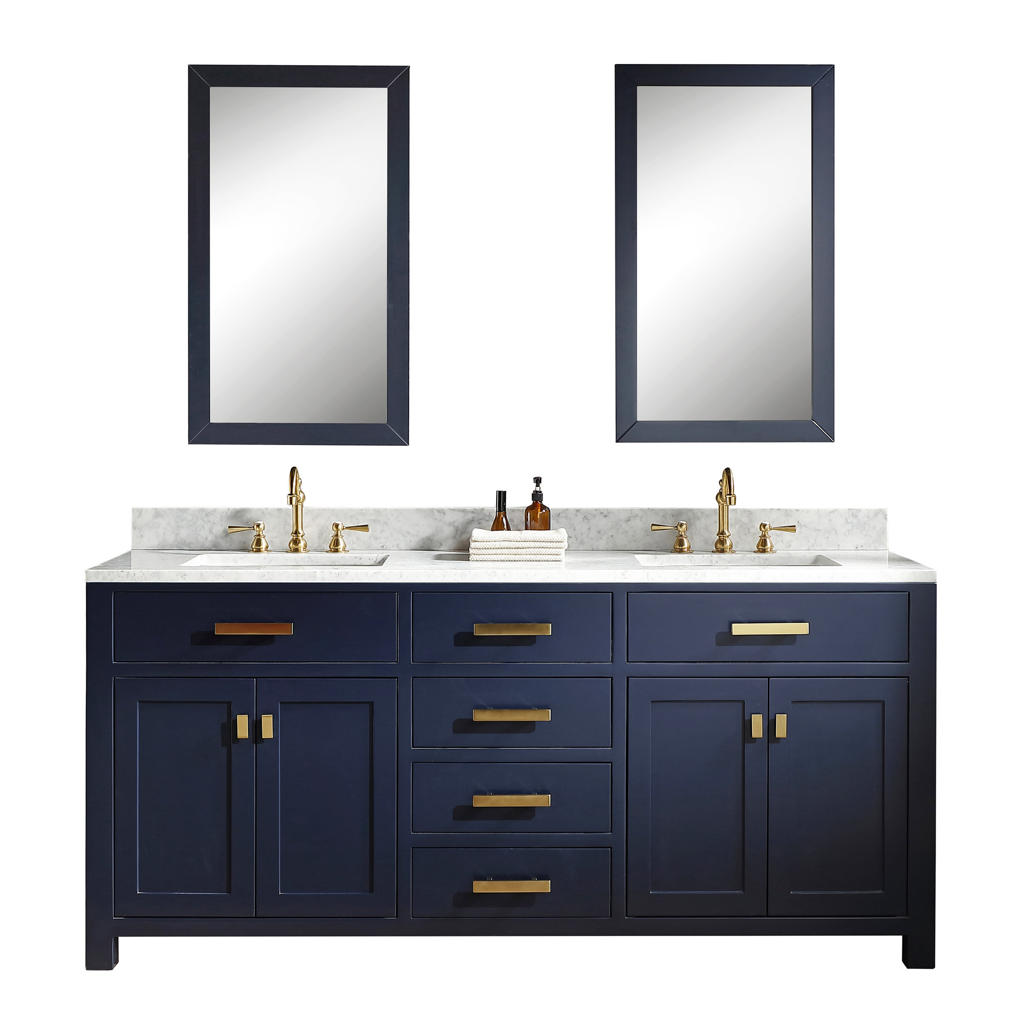 Water Creation Madison 72 Double Bathroom Vanity Set With Mirror Wayfair