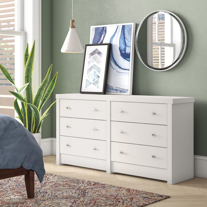 Ebern Designs Tidworth 6 Drawer Double Dresser & Reviews | Wayfair