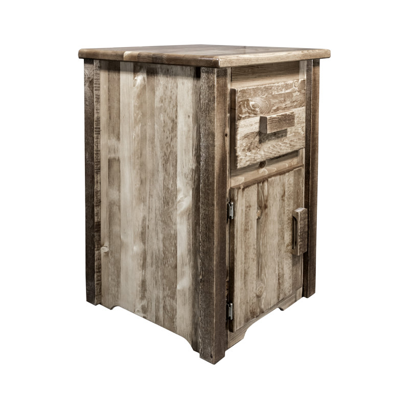 Loon Peak Abella End Table With Storage Wayfair