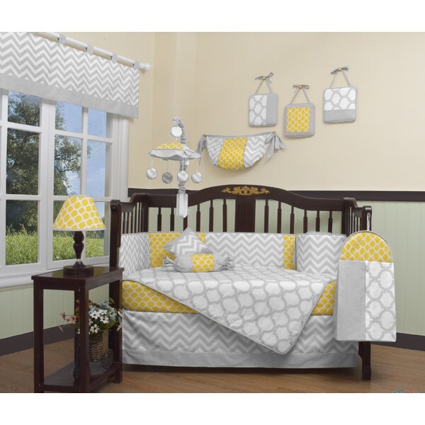 Harriet Bee Guice Chevron 13 Piece Crib Bedding Set Reviews