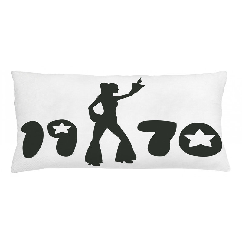 East Urban Home 70s Party Indoor Outdoor Lumbar Pillow Cover