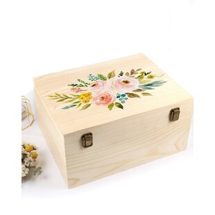 Vintage Wooden Box Creative Jewelry Storage Box Retro Packaging Box Delicate Cos 