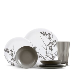 Jon 16 Piece Melamine Dinnerware Set