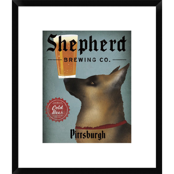 East Urban Home 'German Shepherd Brewing Co Pittsburgh ...