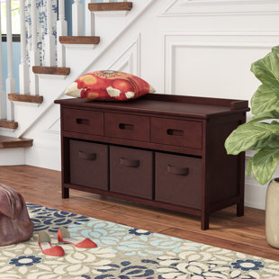 Go to store & view more images Three Posts Goudeau 4 Piece Storage Bench