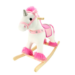 rockabye angel the unicorn rocker ride on