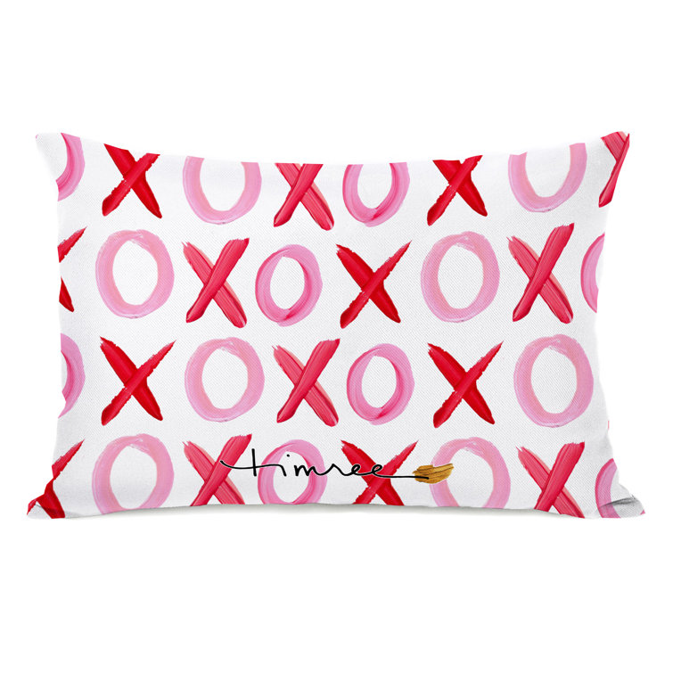 xoxo lumbar pillow